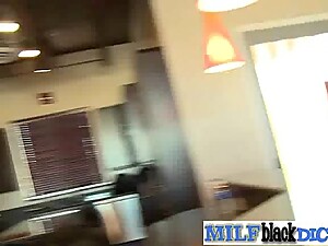 Big Black Cock Fill Wet Horny Mature Lady Pussy clip-22