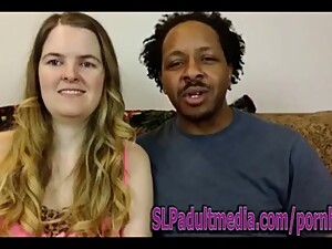 BIG ASS WHITE GIRL COOKS DINNER AND GETS BBC BOYFRIEND TO EAT OFF FEET