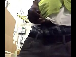 Jerking off at work