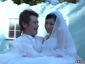 Japanese bride, Emi Koizumi cheated after the wedding ceremony, uncensored