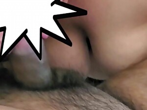 Sloppy blow job w/ neighbor while his wife's at work- uncircumcised native & Big Breasted Woman POV