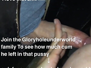 Gloryhole cream pie