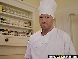 Brazzers - Real Wife Stories - The Caterer scene starring Amber Deen and Freddy Flavas