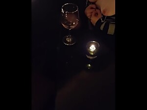 Restaurant Tit Flash & Blowjob I'm A Public Hotwife Cock Slut For My Lover