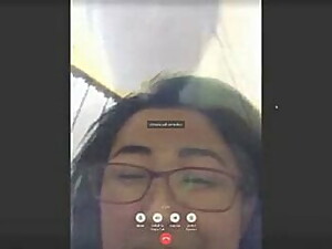My Sajangnim wife does a video cam chat with me