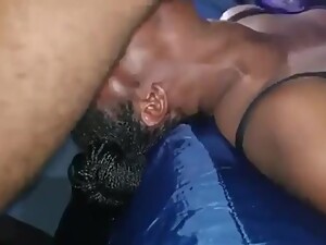 Throat Fucking  Black Girlfriend