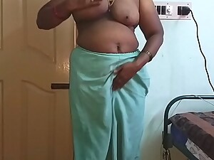 desi  indian horny tamil telugu kannada malayalam hindi cheating wife wearing saree vanitha showing big boobs and shaved pussy press hard boobs press nip rubbing pussy masturbation