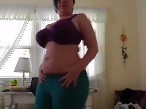 Worthless Fat Lesbian Cunt Michelle Bird Dancing
